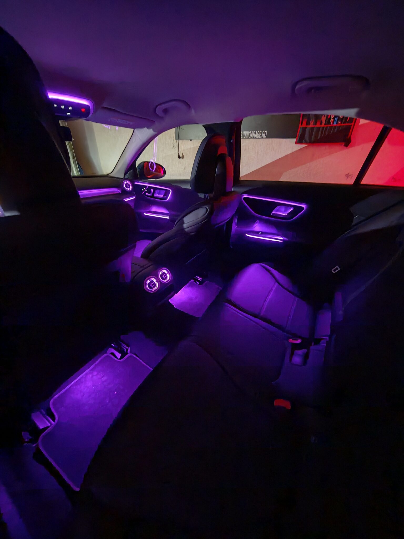lumini ambientale pachet extins dedicat original grile ventilatie guri ventilatie mercedes benz c class w206 glc x254